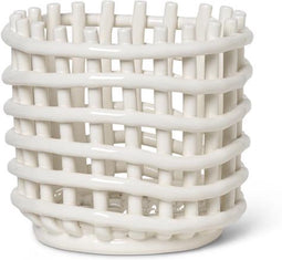 Ferm Living - Keramische Mand - Small - Wit