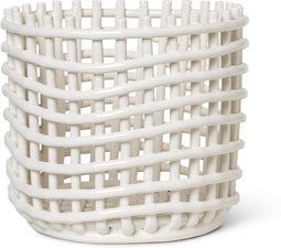Ferm Living - Keramische Mand - Wit - Large