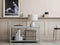Ferm Living - Papierpulpdoos - Opbergdoos - set van 2 - Bruin - H: 15 W: 30 D: 40 cm