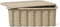 Ferm Living - Papierpulpdoos - Opbergdoos - set van 2 - Bruin - H: 15 W: 30 D: 40 cm