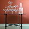 Ferm Living Ripple Champagne Saucers - Set van 2 - Smoked Grey