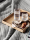 Ferm Living Ripple Karaf set geribbeld helder small