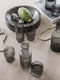 Ferm Living Ripple Wijn Glas - Set van 2 - Smoked Grey