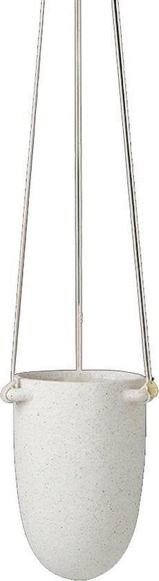 Ferm Living - Speckle Pot - Hangende Pot - Wit - Smal