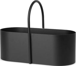 Ferm Living - Toolbox Grib - Opbergbak - Geperforeerd - Zwart - Metaal