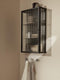 Ferm Living - Wandkast - Vitrine - Reeded Glas - Zwart