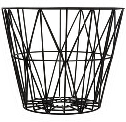 Ferm Living - Wire Basket Small Zwart