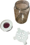 Fermentatie set met speciale deksel met pot Rood