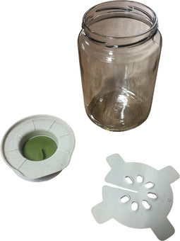 Fermentatie set met speciale deksel met pot.