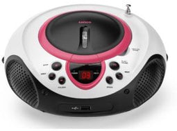 Lenco SCD-38 - Radio/cd-speler met USB - FM radio - Roze
