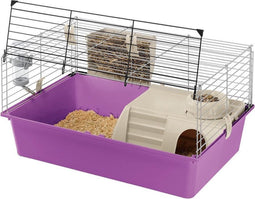 Ferplast Caviakooi Cavie 15 Staal 70 X 47 Cm Paars/wit 5-delig
