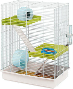 Ferplast Hamster Tris Hamsterkooi - Wit - 46 x 29 x 58 cm