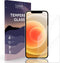 Ferrari Scuderia - Lederen backcover hoes - Geschikt voor iPhone 12 / Geschikt voor iPhone 12 Pro - Rood + Lunso Tempered Glass