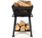 Ferro Duro - Gepoedercoat - Zwart – Tuin – Haard – Outdoor Vuurkorf – Brandhout – Houtkachel – Vuurkorven Voor Buiten – Fire Bowl vuurschaal – Terrashaard – Kachel Sfeer – Haardblokken – Kampvuur – Garden - vaderdag cadeau