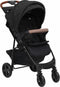 vidaXL - Kinderwagen - 2-in-1 - staal - antracietkleurig