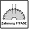 Festool 205555 HW 160x1,8x20 F/FA52 Speciaal zaagblad - Aluminium/Plastic - 160mm