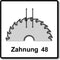 Festool 491050 / 216x2,3x30 W48 Cirkelzaagblad - 216 x 30 x 48T - Hout