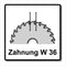 Festool 500124 216x2,3x30 W36 Cirkelzaagblad - 216 x 30 x T36 - Hout