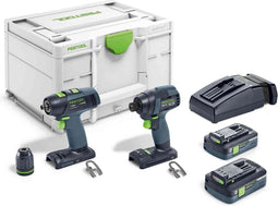 Festool Accu Combiset TID 18 HPC 4,0 I-Set T18 - 577244