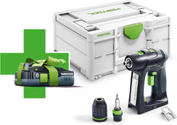 Festool C 18-Basic-4,0 Accu Schroefboormachine 18V 4.0Ah in Systainer - 577050
