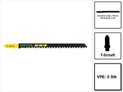 Festool Decoupeerzaagblad S 105/4 VE=5