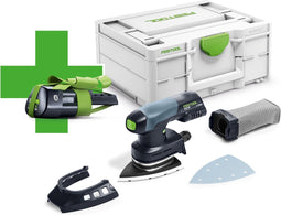 Festool DTSC 400-Basic-ERGO - Promo 2022 - 18V Li-Ion accu deltaschuurmachine set in systainer met 3.1Ah accu