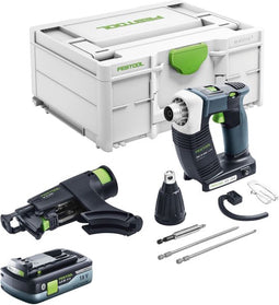 Festool DURADRIVE DWC 18-2500-Basic-Promo 2021 18V Li-Ion accu bandschroefmachine set (1x 4,0Ah) in systainer - 18Nm - 55mm - koolborstelloos