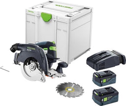 Festool HKC 55 5.0 EBI-Plus-SCA Accu Pendelkapzaag 160mm 18V 5.0Ah in Systainer - 577678