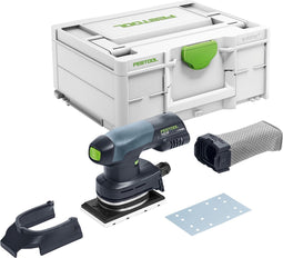 Festool RTSC 400-Basic-Promo 18V Li-Ion vlakschuurmachine set (1x 3,1Ah) in systainer - 80 x 130mm - koolborstelloos