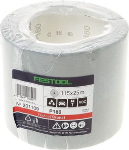 Festool Schuurrol 115x25m P180 GR Granat
