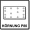 Festool STF 80x133 Schuurpapier 80x133mm P80 50 stuks 203285