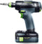 Festool T 18+3 C3,1-Plus 18V Li-Ion accu schroefboormachine set (2x 3,1Ah) in systainer - 50Nm - 45mm - koolborstelloos