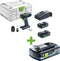 Festool T 18+3 HPC 4,0 I-Plus Accu Schroefboormachine 18V 4.0Ah in Systainer - 576446