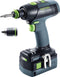 Festool T 18+3 HPC 4,0 I-Plus Accu Schroefboormachine 18V 4.0Ah in Systainer - 576446