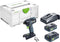 Festool TID 18 HPC4,0 I-Plus 18V Li-Ion accu slagschroevendraaier set (2x 4,0Ah) in systainer - 180Nm - 8x220mm - koolborstelloos