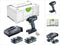 Festool TID 18 HPC4,0 I-Plus 18V Li-Ion accu slagschroevendraaier set (2x 4,0Ah) in systainer - 180Nm - 8x220mm - koolborstelloos
