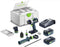 Festool TPC 18/4 4,0/5,0 I-Set QUADRIVE Accu klop-/schroefboormachine 18V 4.0/5.0Ah in Systainer - 577621