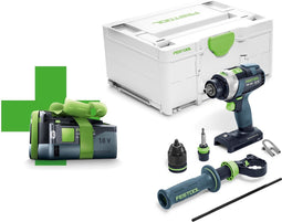 Festool TPC 18/4 5,0 I-Basic QUADRIVE Accu klop-/schroefboormachine 18V 5.0Ah in Systainer - 577053