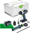 Festool TPC 18/4 5,0 I-Basic QUADRIVE Accu klop-/schroefboormachine 18V 5.0Ah in Systainer - 577053