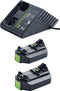 Festool TXS 2,6-Set 10,8V Li-Ion accu schroefboormachine set (2x 2,6Ah) in systainer - 16Nm - 12mm
