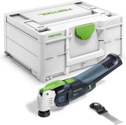 Festool VECTURO OSC 18 E-Basic-4.0 - Promo 2022 - 18V Li-Ion accu oscillerende multitool set in systainer met gratis 4.0Ah accu
