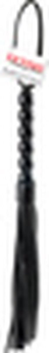 Fetish Fantasy Beaded Cat-O-Nine Tails - SM Zweepje - Zwart