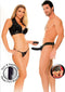 Fetish Fantasy - Vibrating Hollow Strap-On - Dildo - Zwart