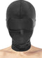 Fetish Tentation - Bondage Masker- Verstevigde Blinddoek en Luchtdoorlatend Bivakmasker - Zwart