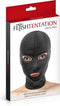 Fetish Tentation - Bondage Masker - Vrije Ogen en Mond - Zwart