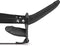 Fetish Tentation - Strap on - Dubbel - Zwart - 15.5 x 3cm en 8.7 x 2.9cm