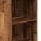 vidaXL - Hoge - kast - 36x35,5x103,5 - cm - bewerkt - hout - oud - houtkleurig