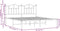 vidaXL - Bedframe - met - hoofdbord - metaal - wit - 180x200 - cm