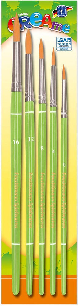Feuchtmann Klecksi Penselen Set Creame 5 Stuks