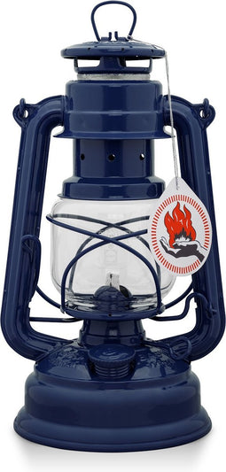 Feuerhand Stormlantaarn Baby special 276 - Donkerblauw - 13.5x15x26.5cm - Modern